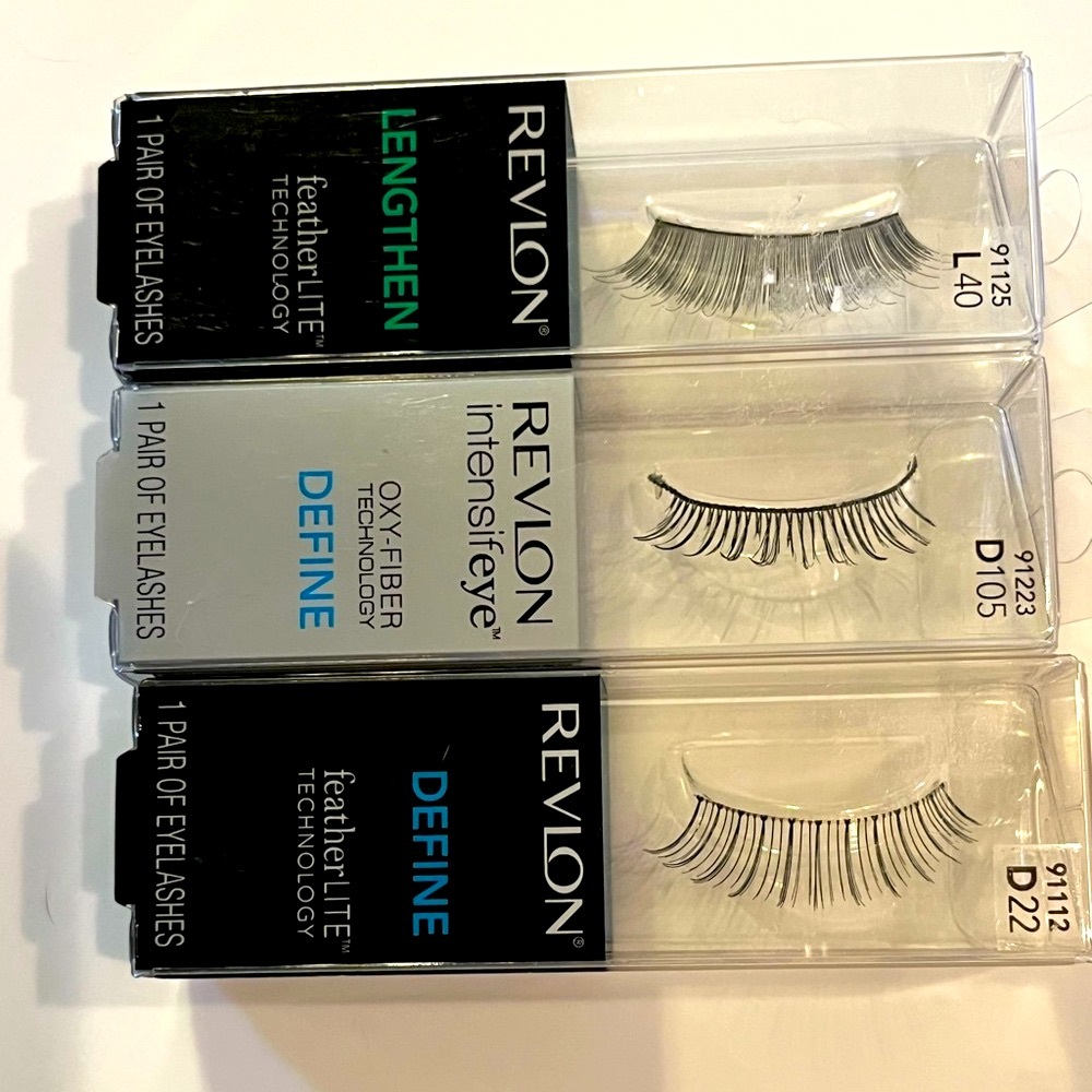 Revlon Eyelash Trio define lengthen featherLITE technology  NWT SET OF 3 Makeup